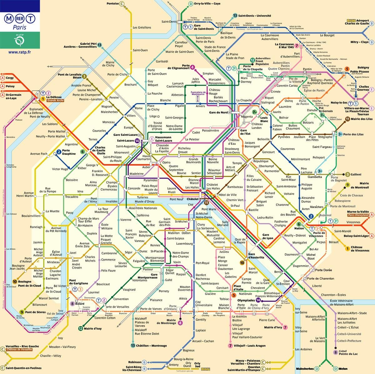 パリratp地図