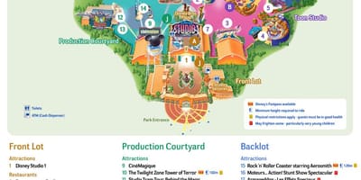 ディズニーランドテーマパーク地図