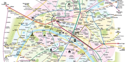 地図を参照してくださいパリの