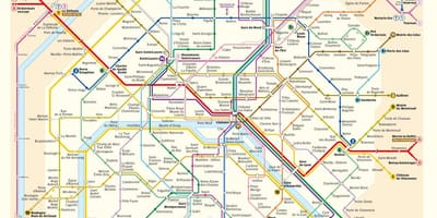 メトロドパリ地図