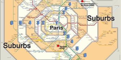 パリゾーン1地図