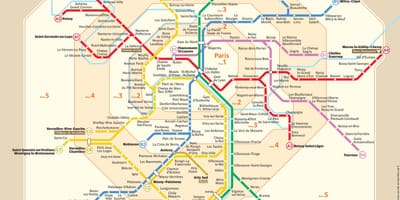 フランスrer地図