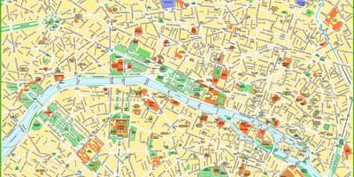 詳しい地図はパリの