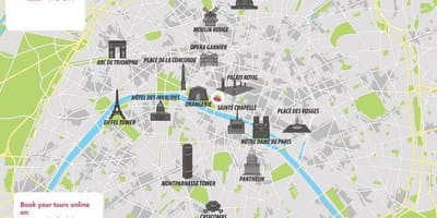 地図の市パリフランス