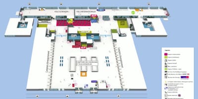 地図シャルルドゴール空港のターミナル3
