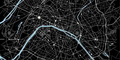 パリのベクトルの地図