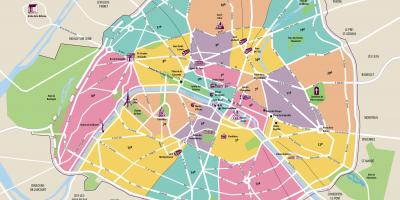 パリ市内地図